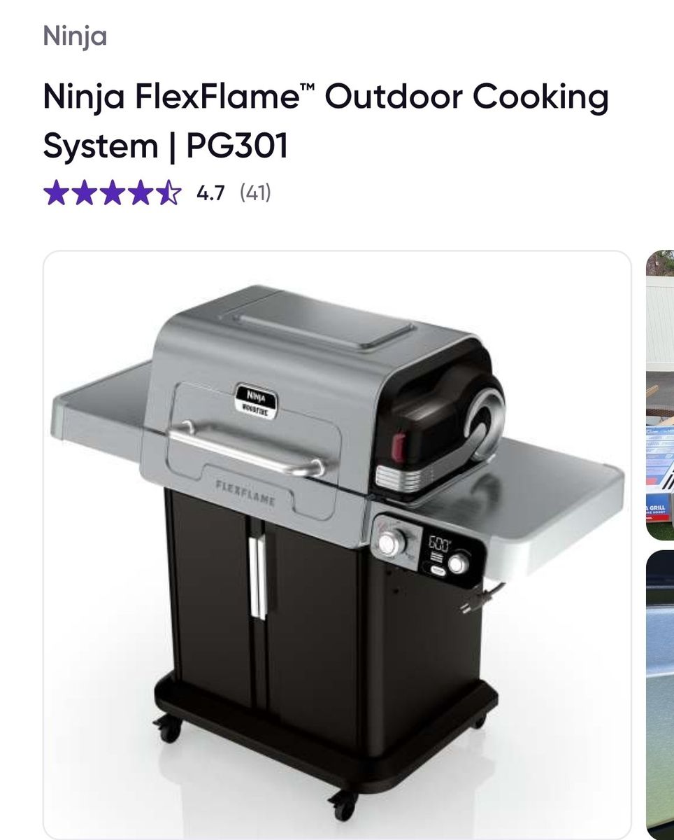 Ninja flexflame2122 outdoor cooking system