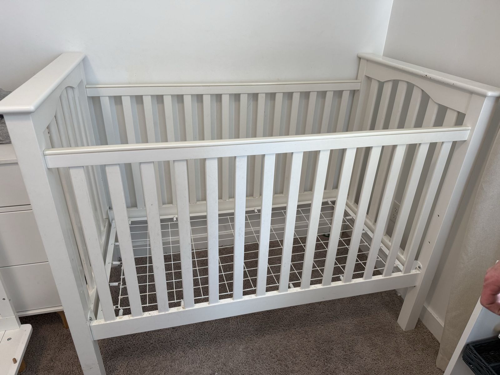 White,Wooden Crib - Crate And Barrel