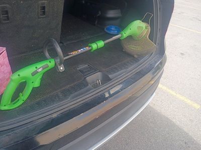 Expert Gardener 10-Inch 4-Amp Electric String Trimmer Weed Wacker - Green