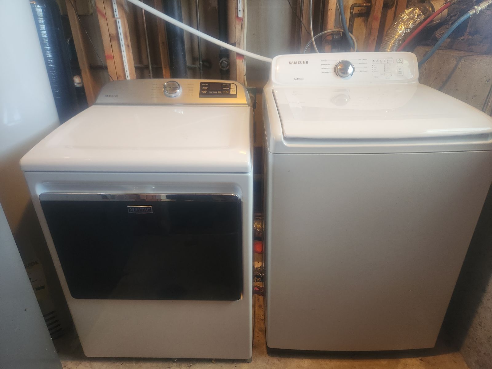 Washer &, Dryer