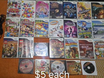 Nintendo Wii games $5 each including Need for Speed Carbon! trades considered~
