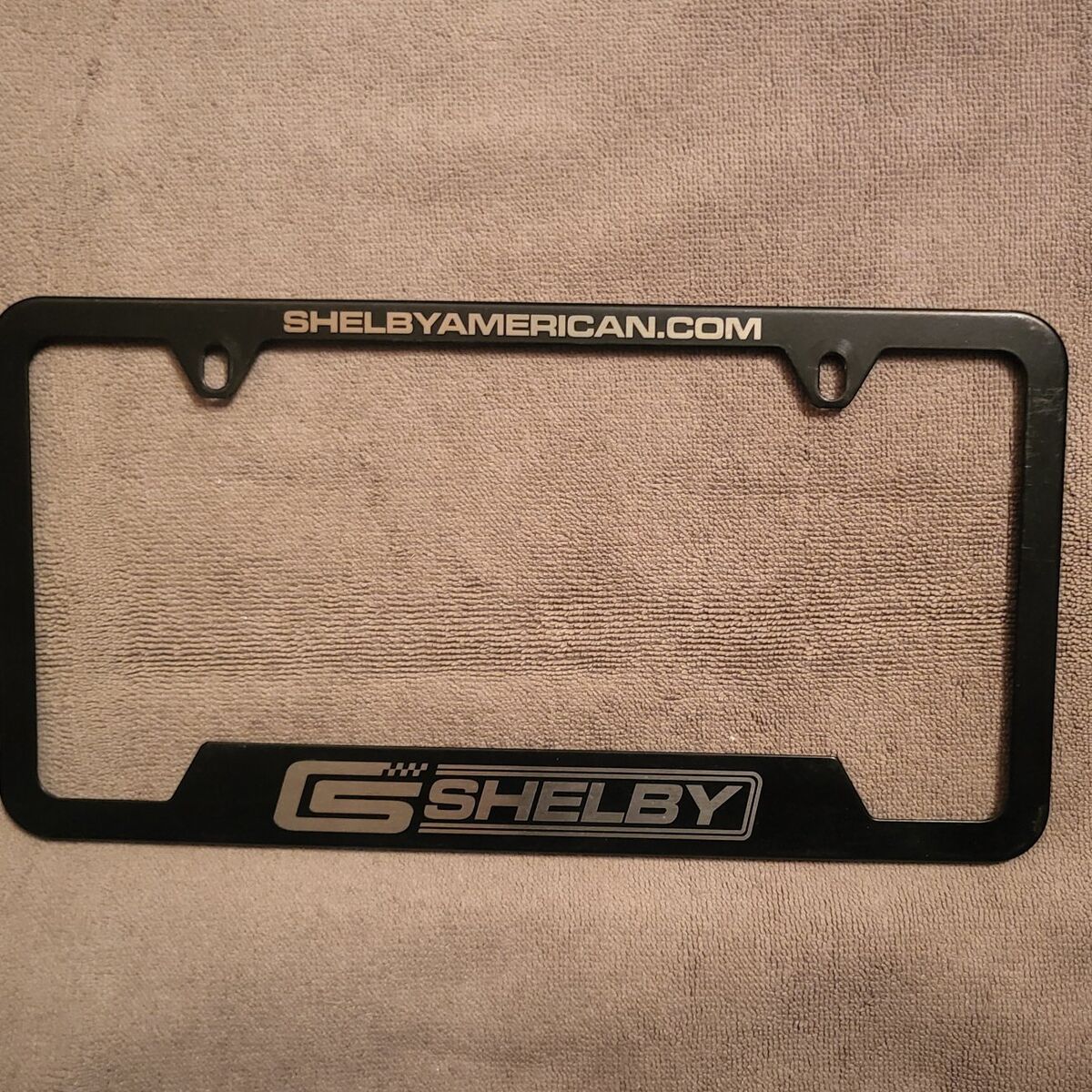 Carrol Shelby license plate frame