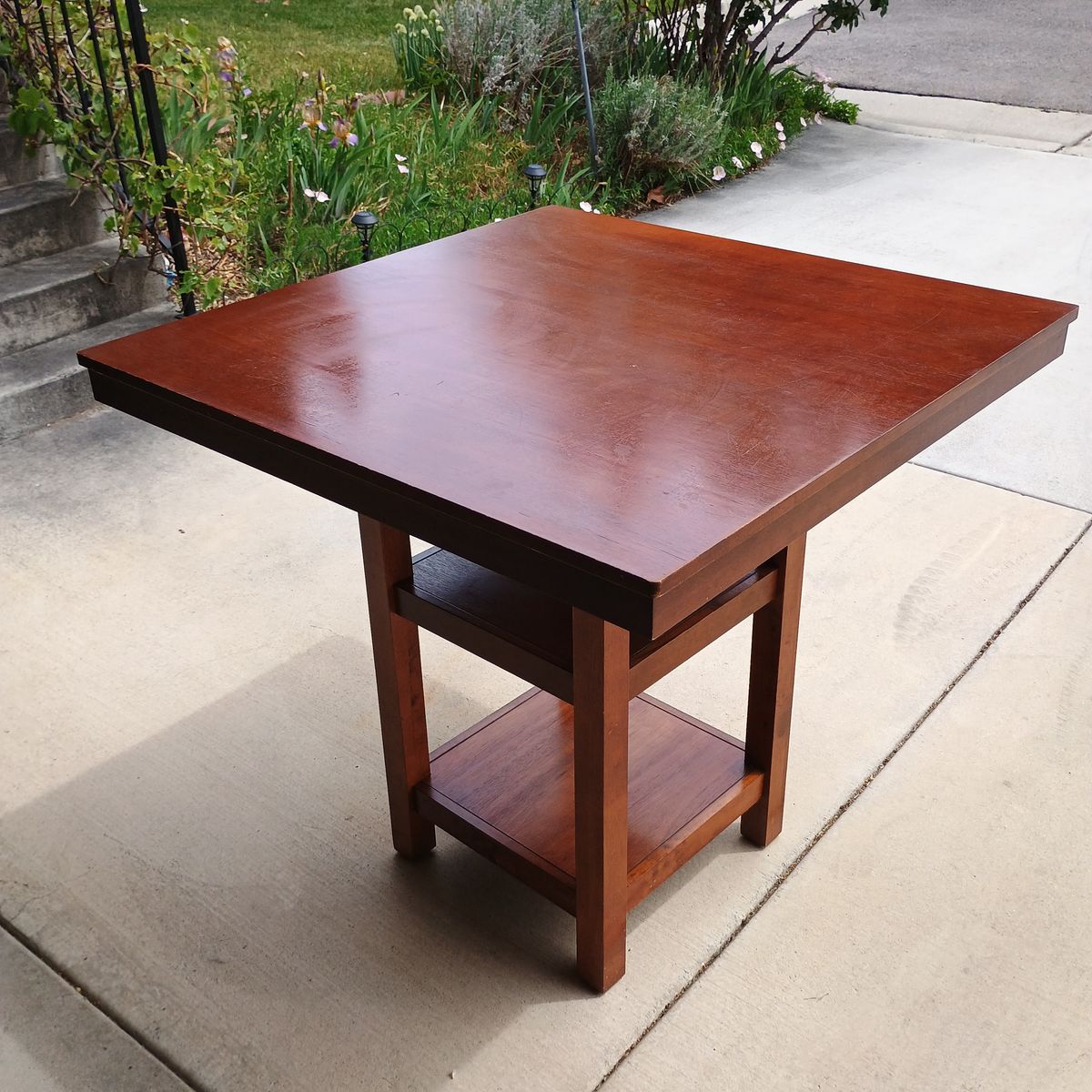 Tall Wooden table