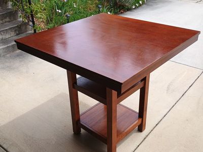 Tall Wooden table