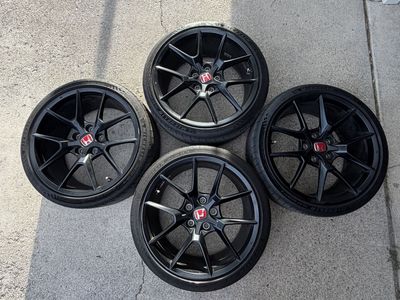 OEM FL5 Civic Type R Wheels & Tires - 19" 5x120 (Great FK8 Upgrade)