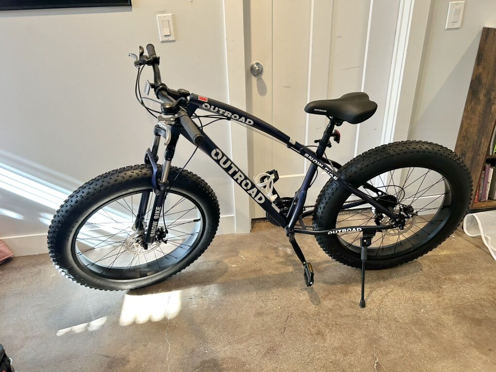 New Outroad Fat Tire Mountain Bike 26 In 21 Speed