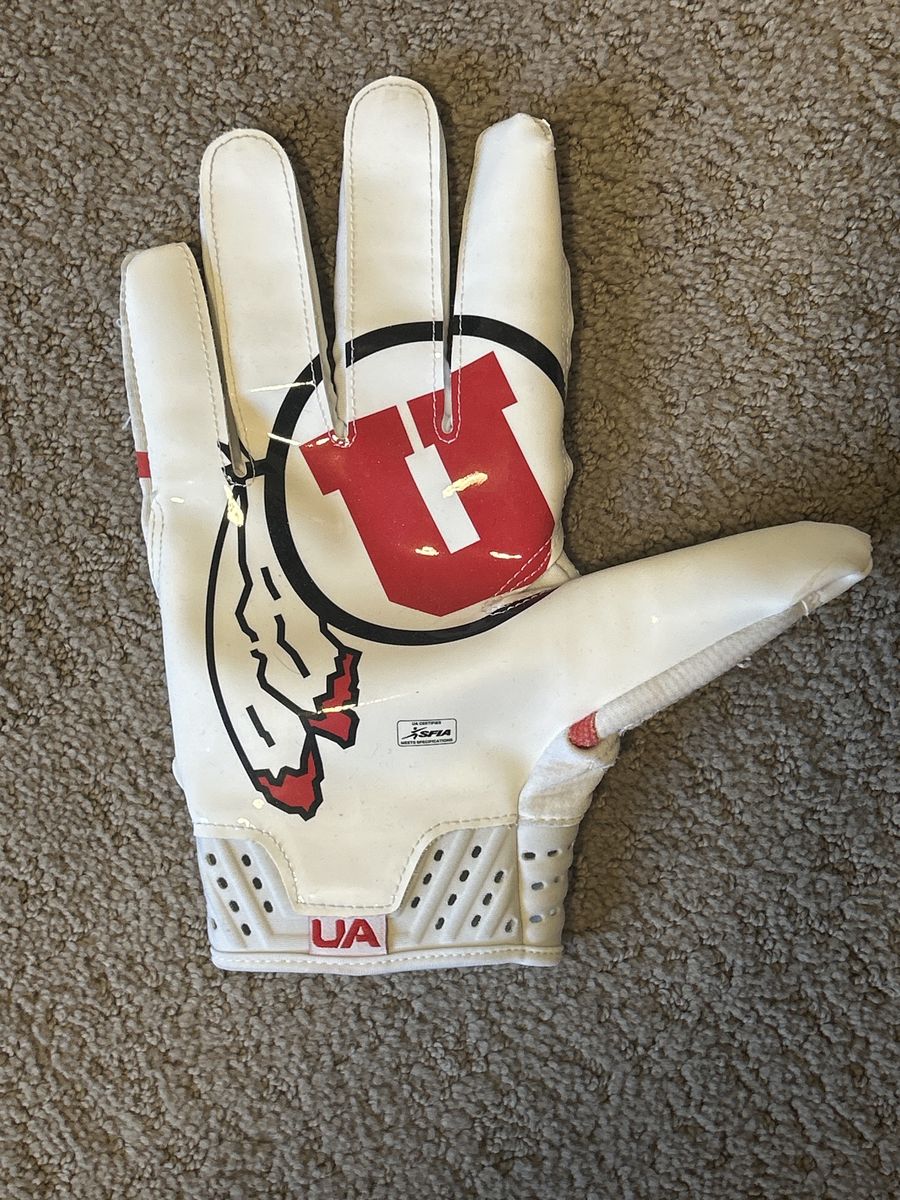 Utah Utes game worn glove