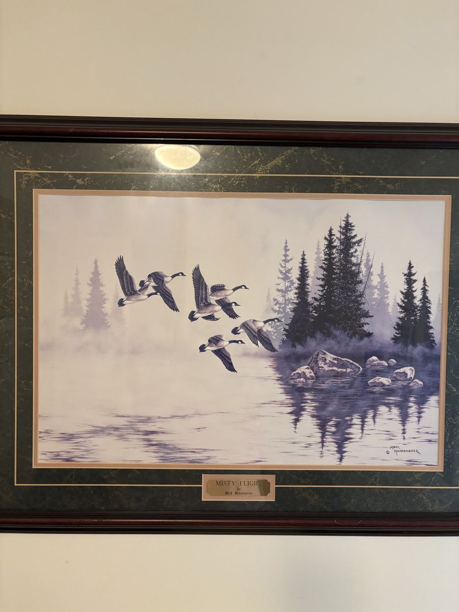 Signed Mark Mansanarez print