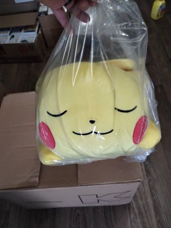 Pikachu 18" sleeping buddie plush pillow