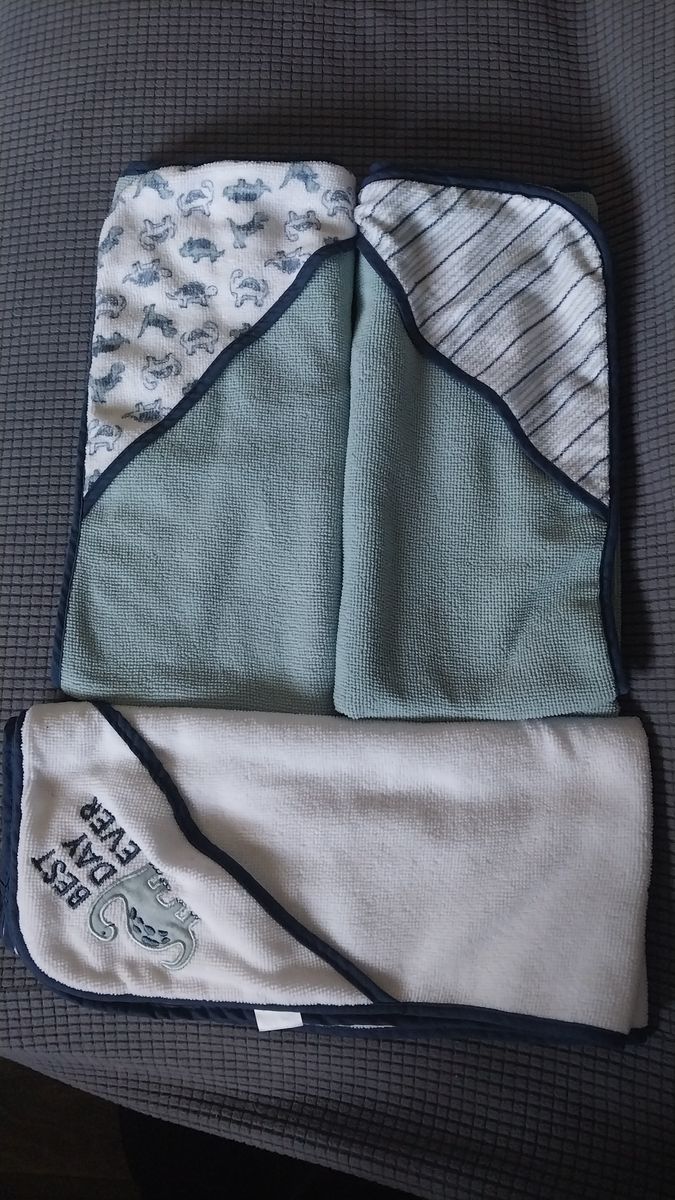 3 baby towels