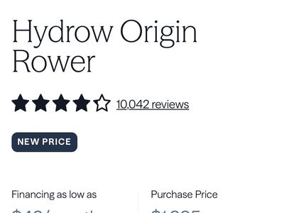 Hydrow Origin Rower With 22" Screen - New In Box