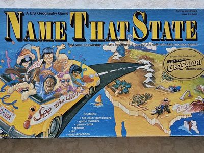 Boardgame Name That State US Geography Game