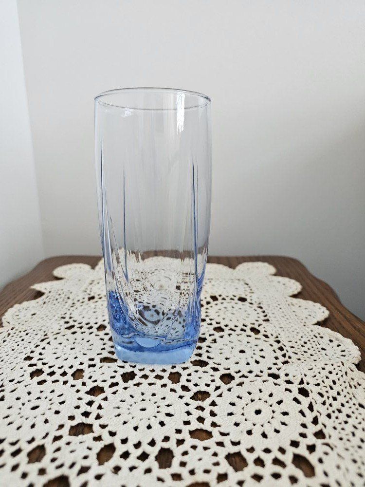 libby Blue Glass Tumblers