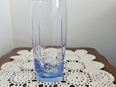 libby Blue Glass Tumblers