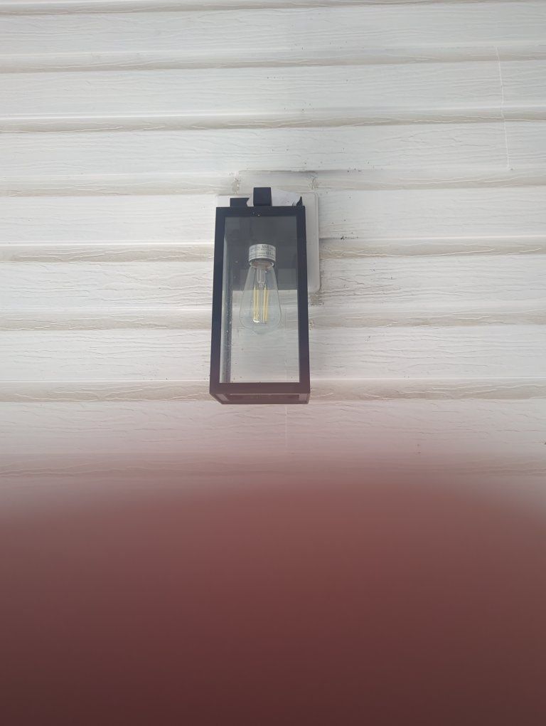 Modern Black Outdoor Wall Sconce Light Fixture - Weatherproof