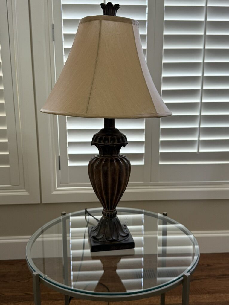 Small Brown Traditional Lamp