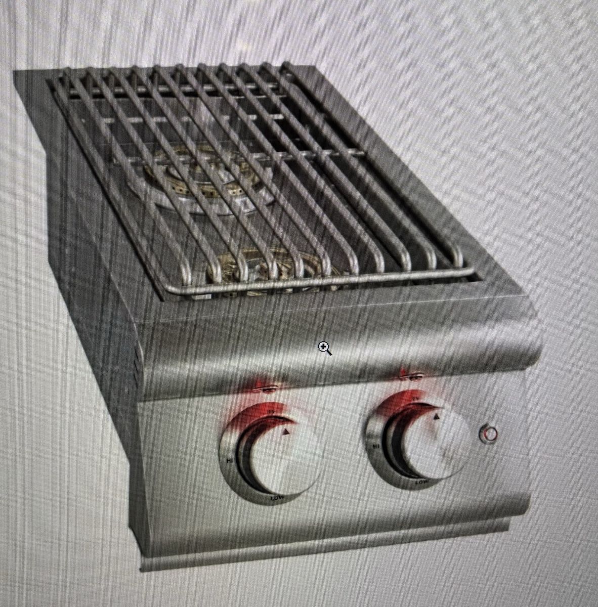 Built In LTE Double Side Burner Outdoor kitchen