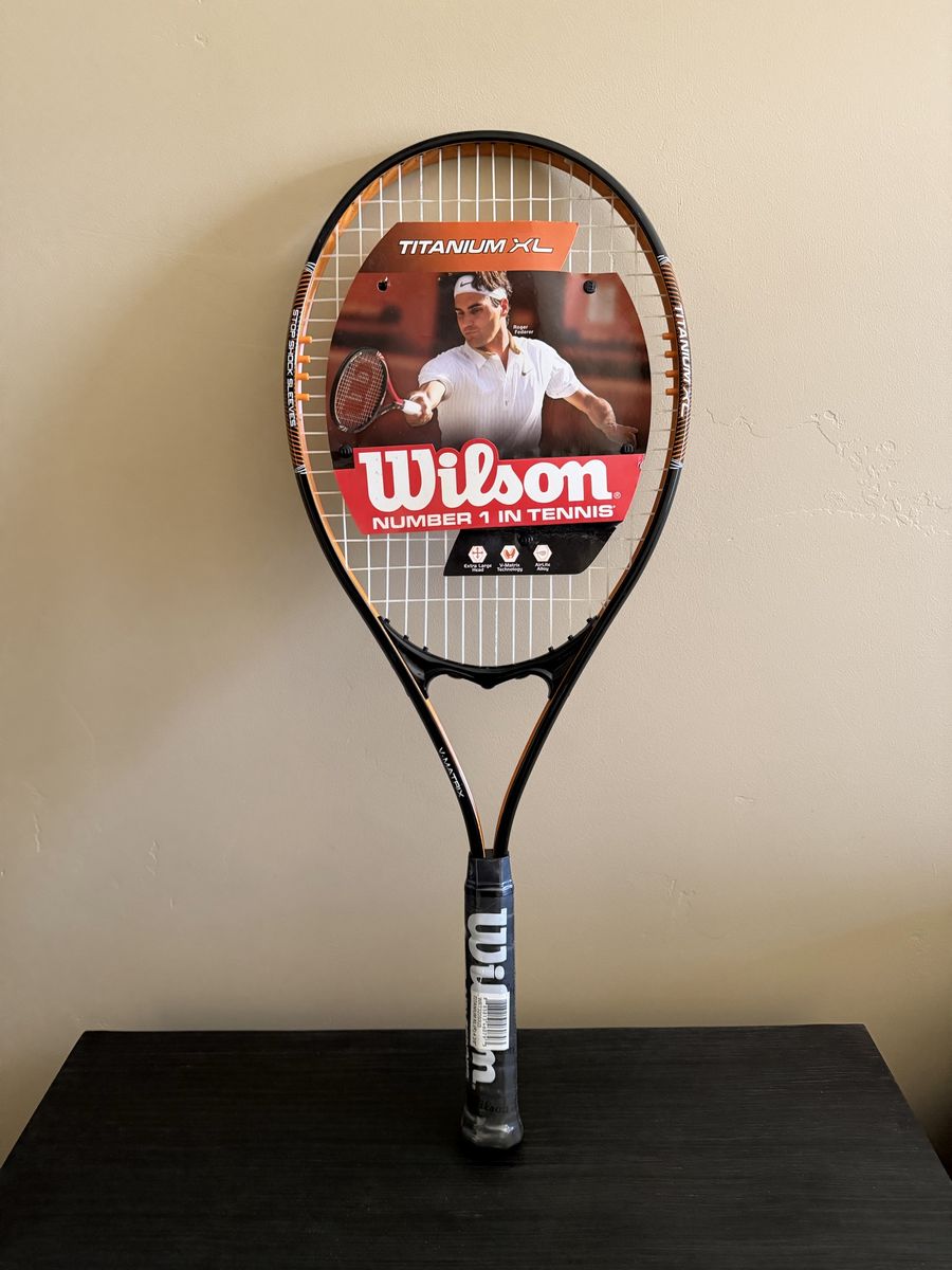 Wilson Titanium XL Tennis Racquet 4 3/8" Grip Roger Federer Edition New Old Stock