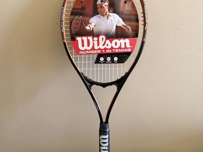 Wilson Titanium XL Tennis Racquet 4 3/8" Grip Roger Federer Edition New Old Stock