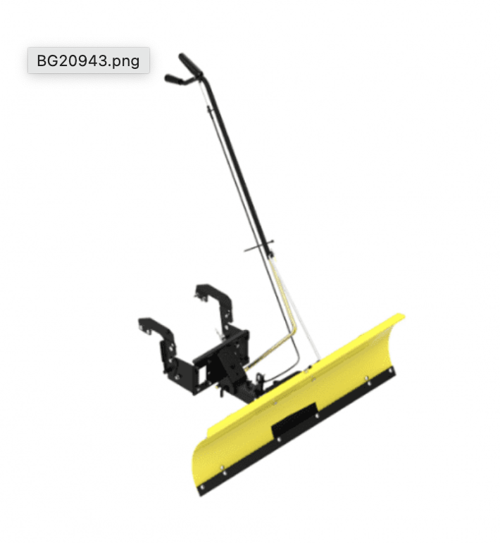 John Deere BG20943 46 in. Front Blade Snow Attachment for 100 Series Tractors