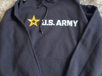 Jerzees NuBlend U.S. Army Hoodie Sweatshirt Size medium