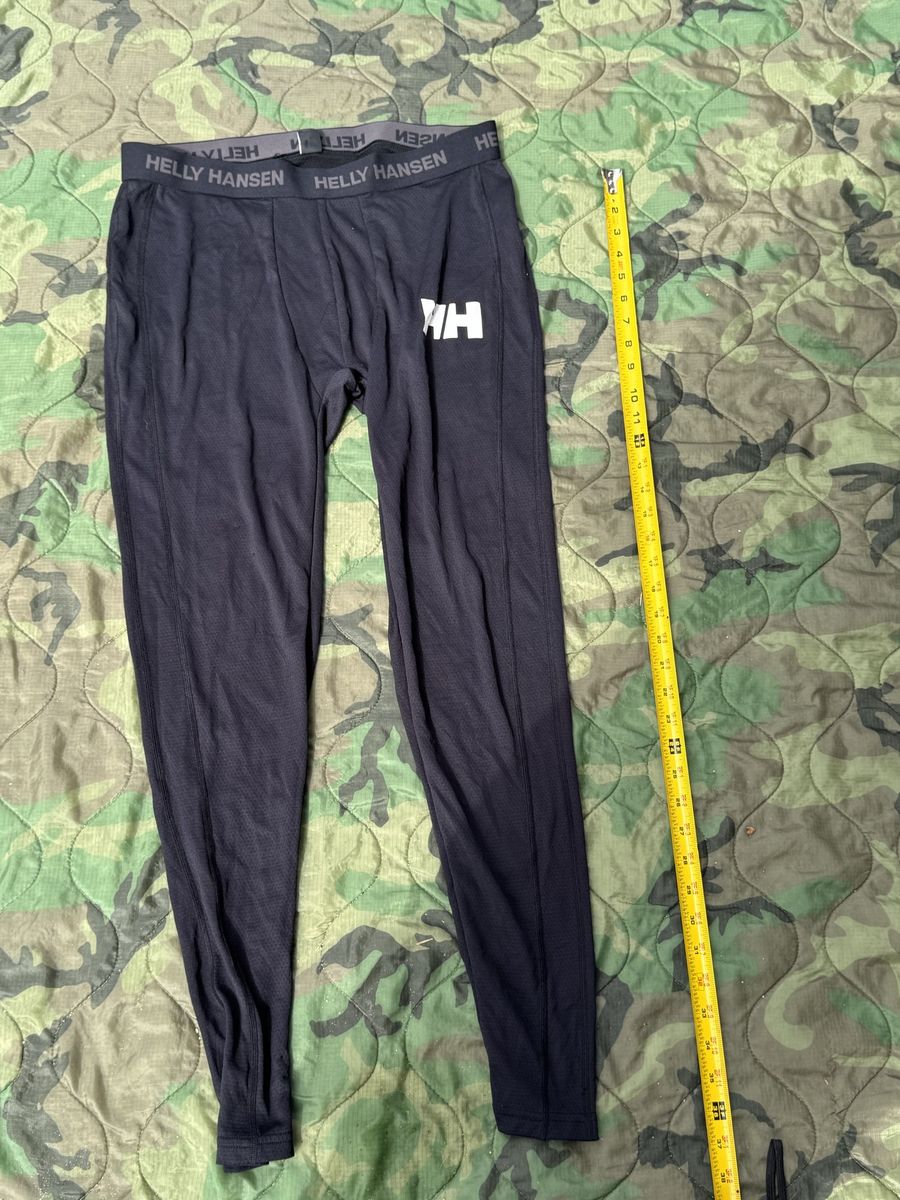 Helly Hansen Base Layer Pants - Black, Men's Size L