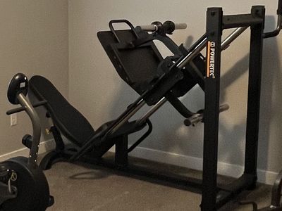 Powertec P-LP19 Leg Press Machine - Like New Home Gym Equipment