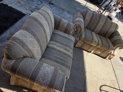 two love seats great condition . $75 each or $125 for both