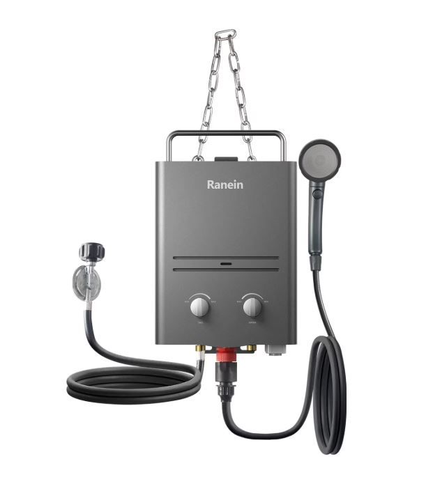 Ranein RO4KY 6L Portable Tankless Propane  1.58 GPM Water Heater  #105659