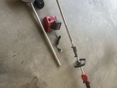 Milwaukee M18 FUEL Cordless String Trimmer and Edger Attachment Set with Battery & Charger