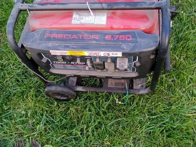 Preditor 8,750 Generater