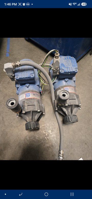 WEG Electric Motor Pump, 3-Phase, Industrial Pump System