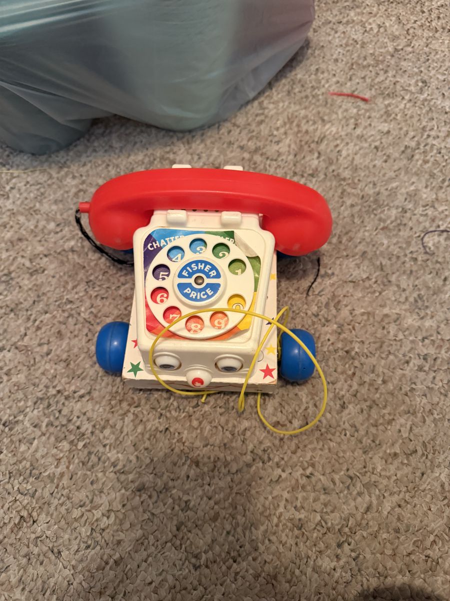 Vintage 1960s Fisher-Price Chatter Telephone #747 – WORKING $35 cash/venmo in Provo