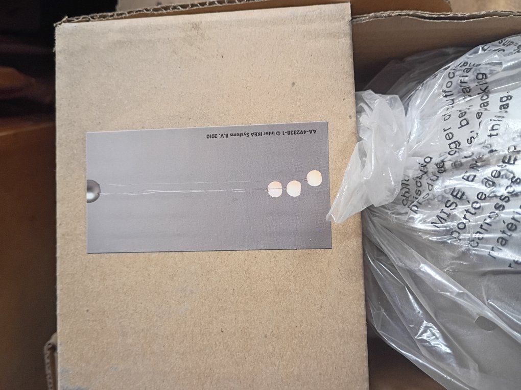 2 ikea hanging lights