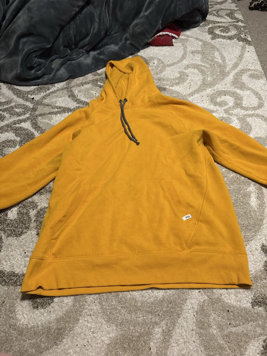 Large yellow hoodie