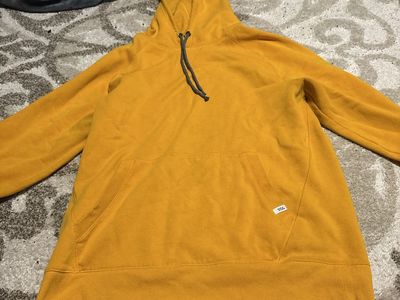 Large yellow hoodie