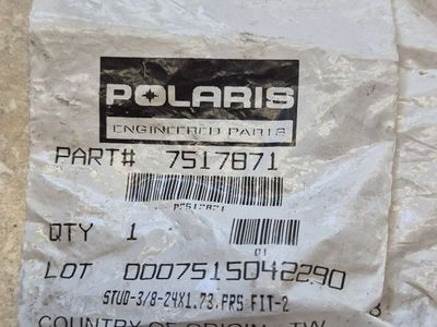 Polaris Studs and bolts