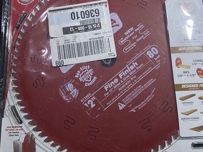 saw blade DIABLO12" 80 teeth