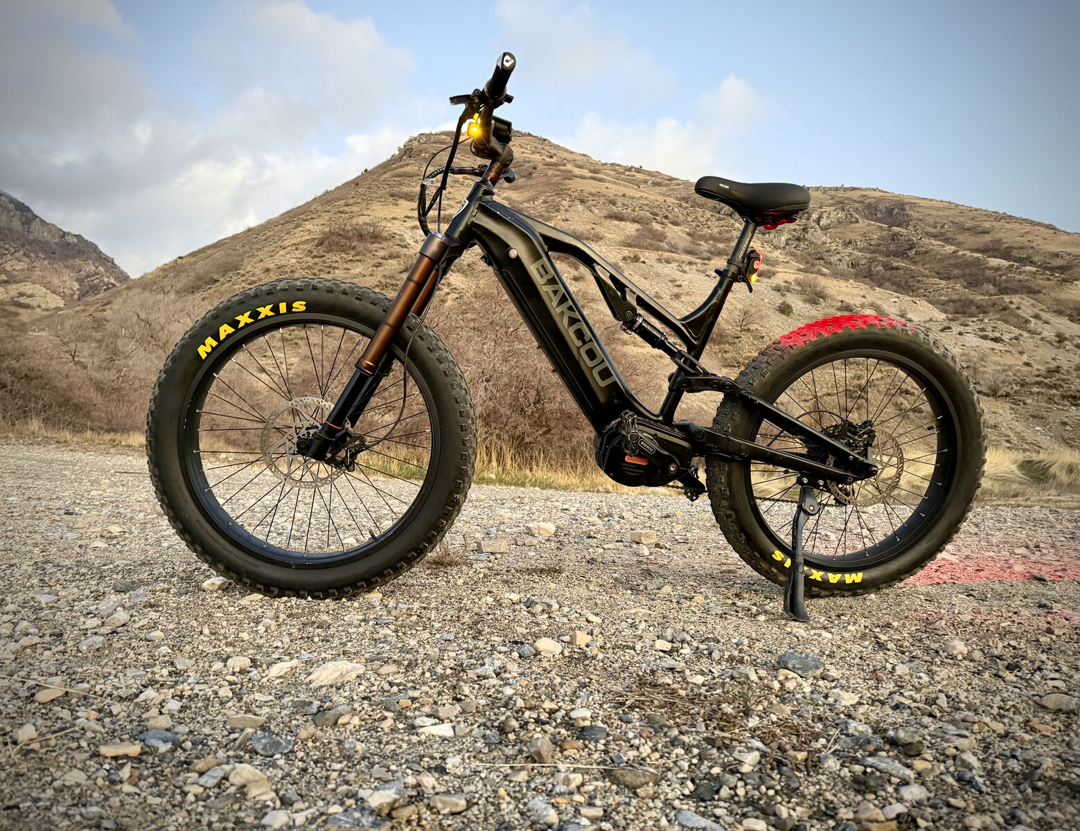 Bakcou Scout full suspension fat tire ebike for sale size large