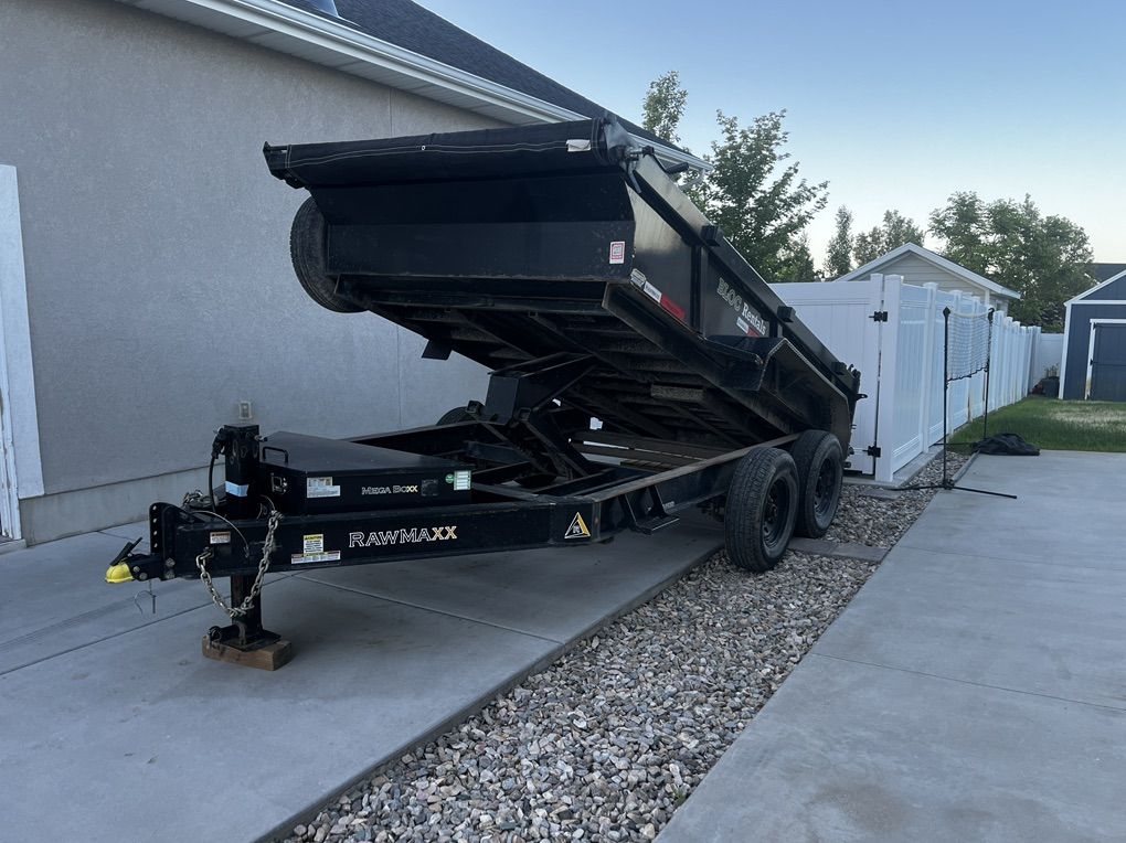 7x14 Dump Trailer for Rent - $80 per day