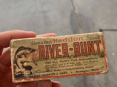 Genuine Heddon spook river runt 9409xgf