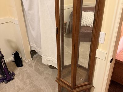 Vintage curio cabinet