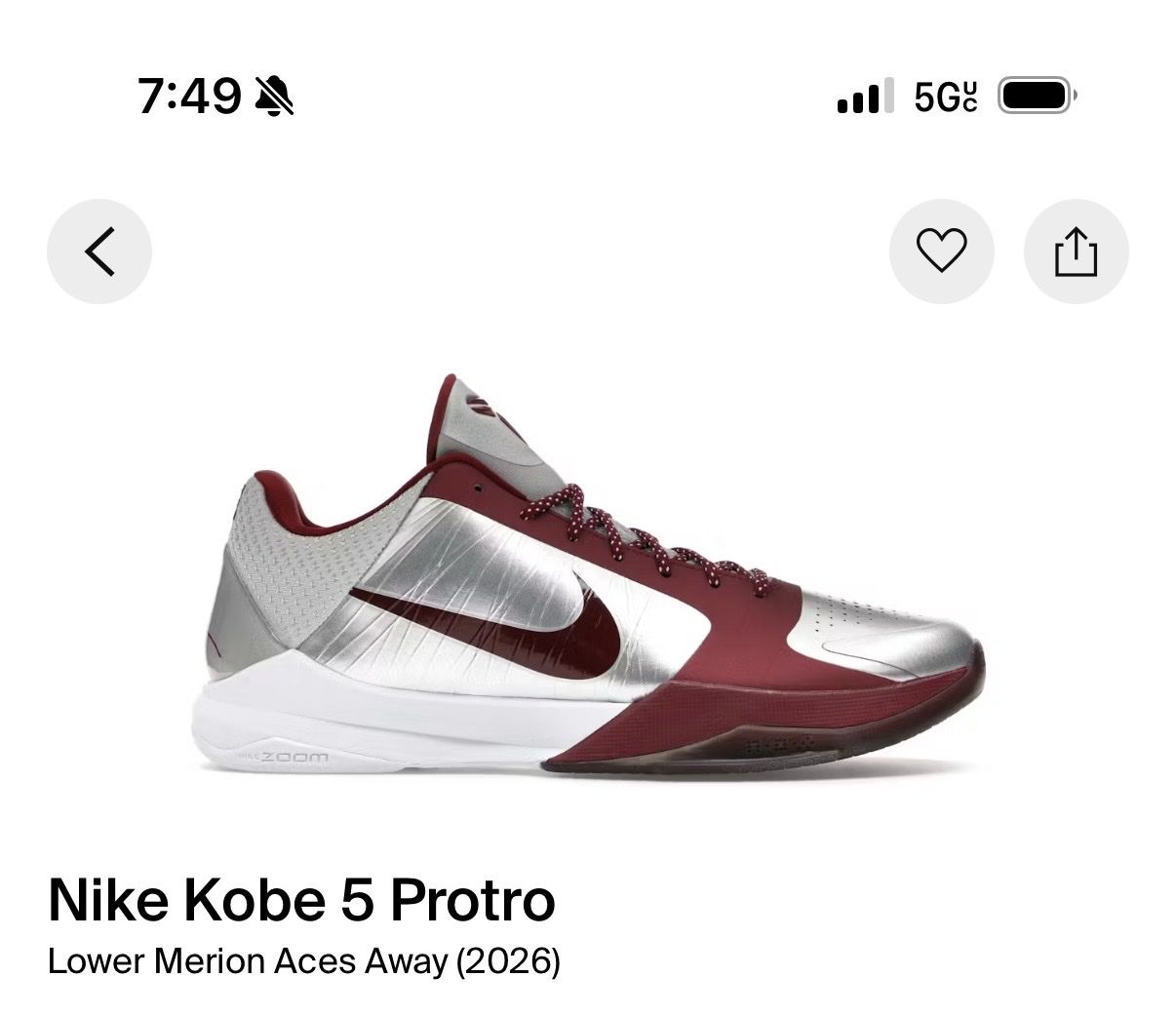 Nike Kobe 5