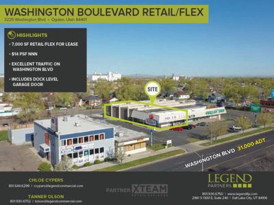 7,000 SF Retail/Flex Space For Lease