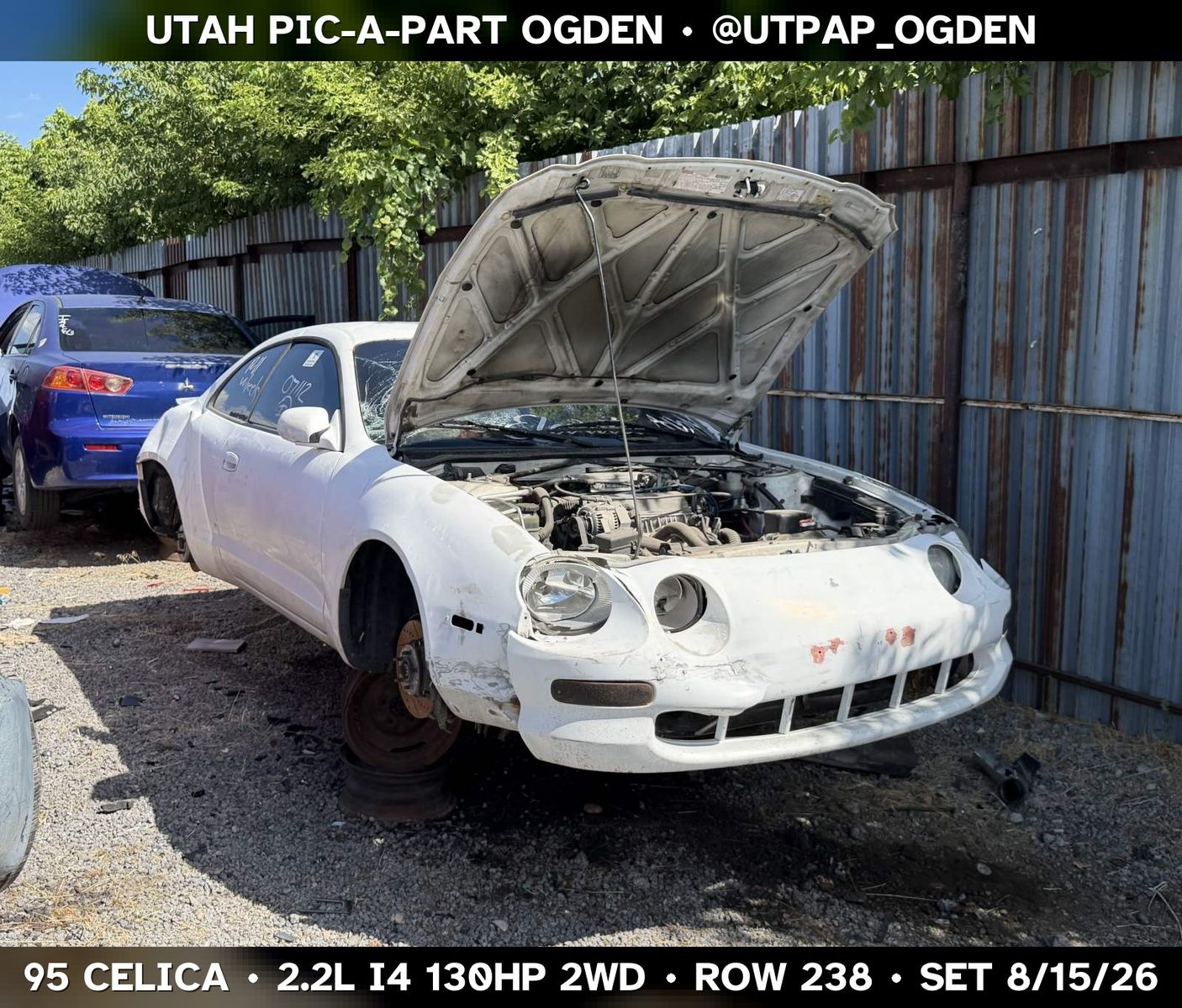 Just In! 1995 Toyota Celica T200 Parts - UTPAP Ogden