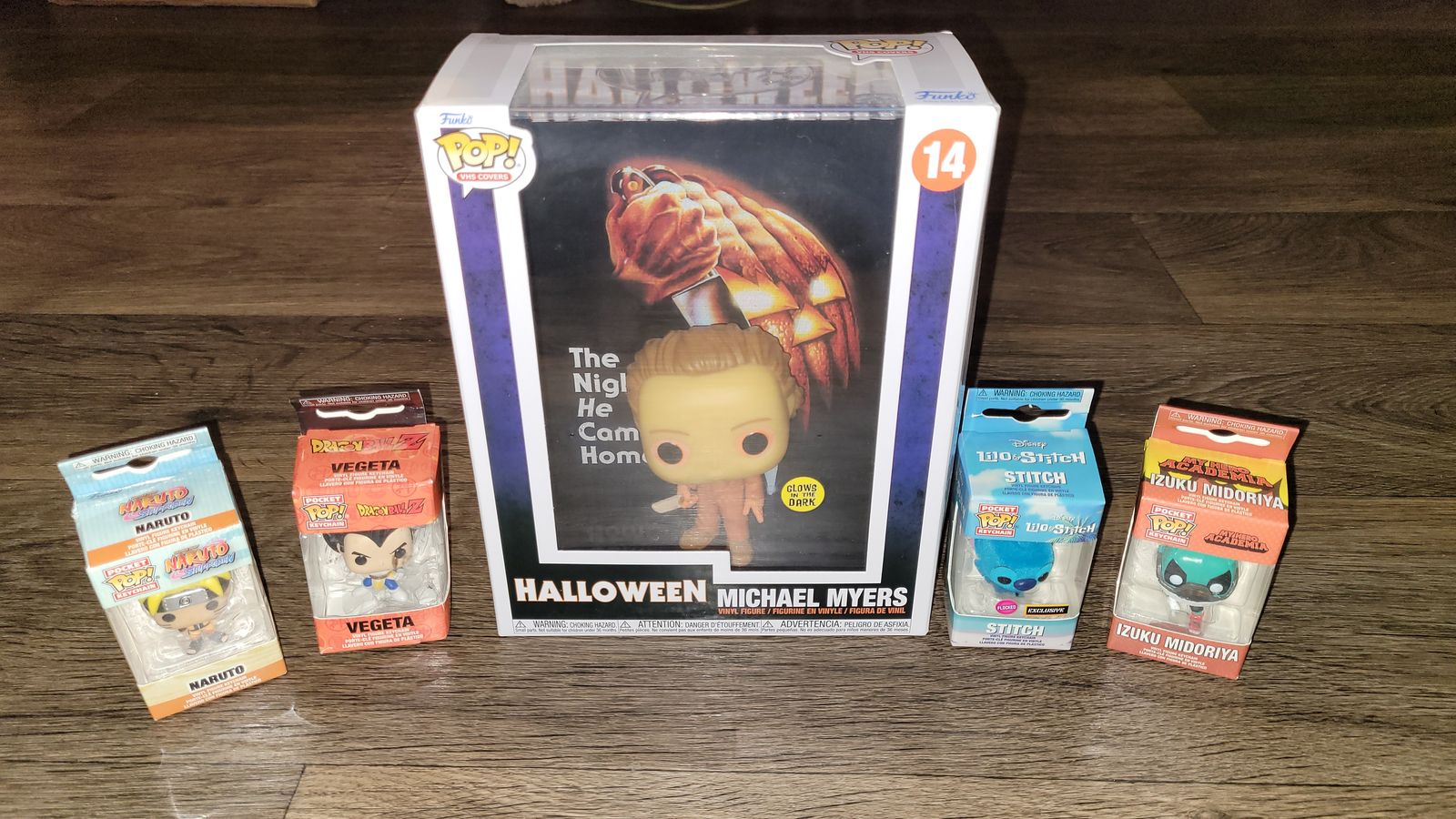 Funko pop Halloween Michael Myers Glow & Funko pocket pop keychain