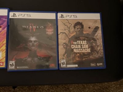 PS5 Games Bundle - Madden 24, NBA 2K24, Diablo IV, The Texas Chain Saw Massacre