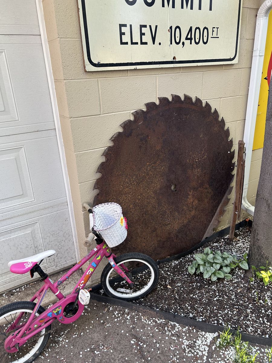 Huge Antique Sawmill Blade