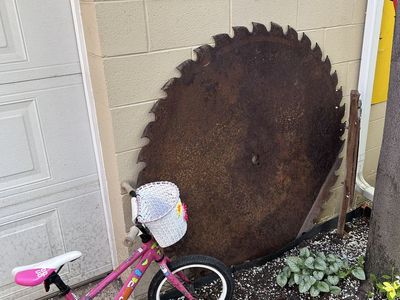 Huge Antique Sawmill Blade