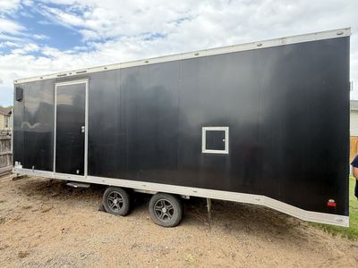Wells Cargo Black Enclosed Cargo Trailer - Used Good Condition